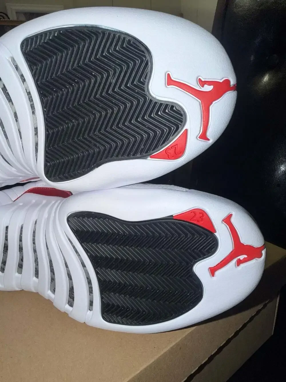 Air Jordan 12 Retro Twist White/University Red-Black Men's Size 11